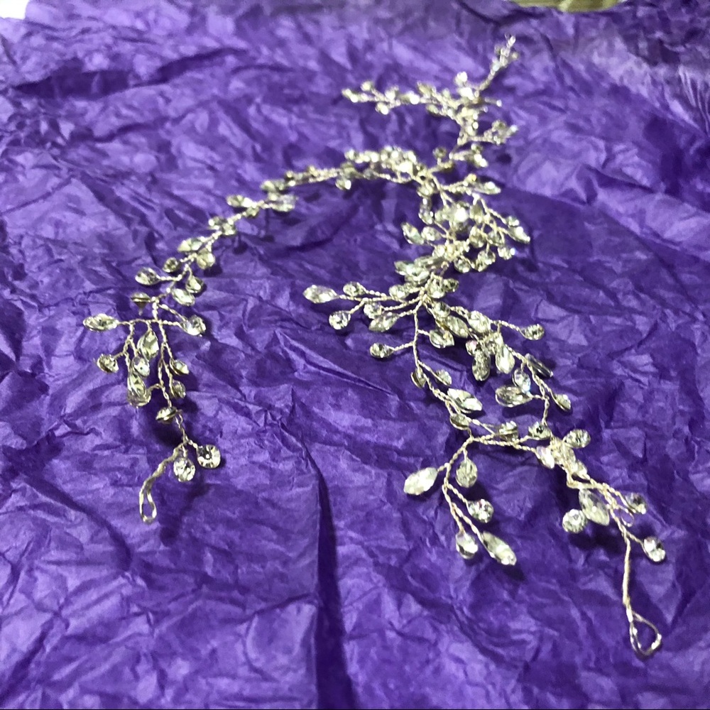 Bridal Headpiece Rhinestone - Picture 10 of 12